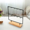 thumbnail image 4 of Esquirla Jewelry Display Rack Ear Card Display Holder for Ear Cards Keychains Black, 4 of 7