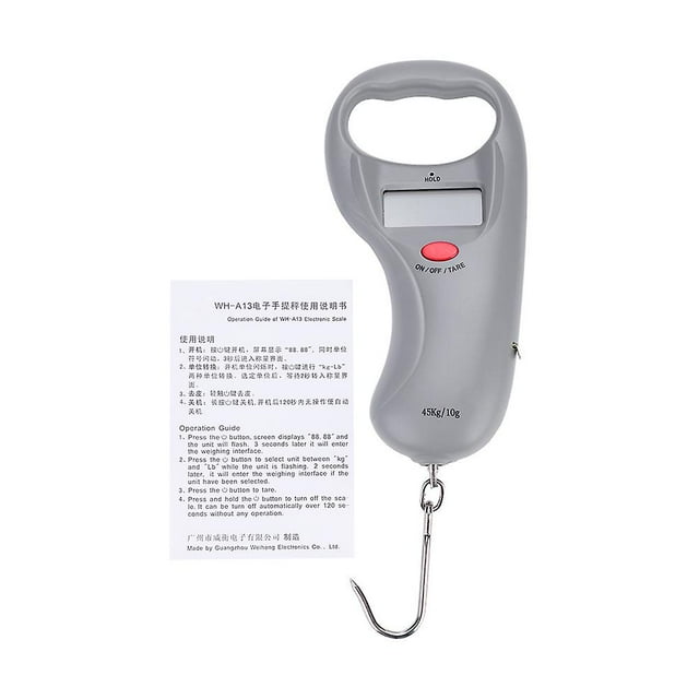 Weiheng WH-A13L Portable Electric Digital Scale 45kg Plastic with Fishing Line