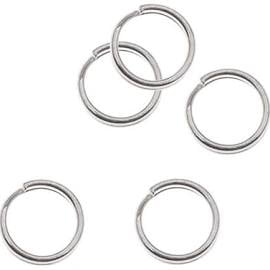- Silver Plated Split Rings 9mm (20)