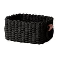 thumbnail image 2 of MMJ Woven Paper Rope Storage Basket Natural Organizer Decorative Wicker Bin for Home Bathroom Office Sundries 8.3x5.9x3.9in, 2 of 6