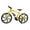 Yellow, variant on ToysYGift Bicycle Model Mountain Bike Toy Racing Toy Simulation Bike Mini Bike Model Zinc Alloy Racing Home Decoration Crafts Miniature Finger Mountain Bike