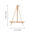 thumbnail image 2 of KAKOWELY 2pcs Small Tabletop Wood Display Rack Mini Easel Photo Frame Tripod Bracket,9.45"X7.09"X1.18", 2 of 4