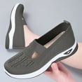thumbnail image 4 of Women's Walking Shoes New Wove Breathable Soft Orthopedic Comfortable Slip-On Sneakers for Women Indoor Outdoor Casual Athletic Work Shoe, 4 of 5