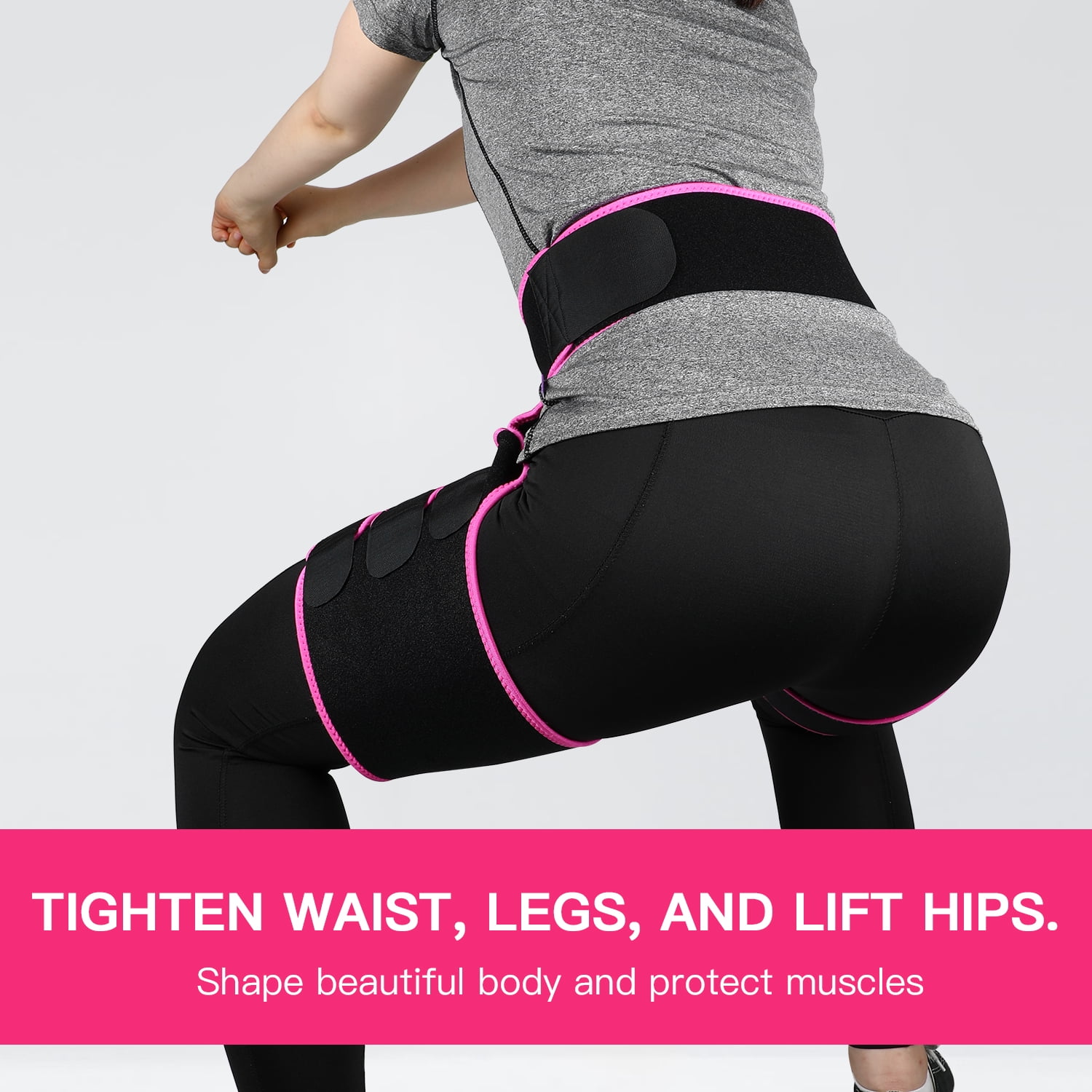 Waist Trimmer for Women, Thigh Trimmers 3 in 1 Waist