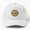 White, variant on Ten Commandments Golden Coin Baseball Cap, Religious Design, Classic Hat Style
