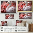 thumbnail image 4 of Designart "Flamingo gracefulness In Pink I" Animals Floater Framed Canvas Art Print, 4 of 7