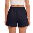 thumbnail image 4 of Miluxas Girls' Drawstring Sweat Skirt - Elastic Waist A-Line Skirt with Side Pockets, Comfortable Casual Skirt for School, Sports & Daily Wear Black 4-5Years, 4 of 8