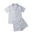 thumbnail image 1 of EIMELI Pyjama d'Été à Manches Courtes pour Femmes Ensemble de Pyjama en Coton Mignon Chemise de Nuit à Manches Courtes, 1 of 7