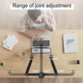 thumbnail image 2 of PUTORSEN Built-in Mechanical Spring Dual Monitor Vertical Stacked Desk Mount Stand Fits 2 Screens up to 32 inches VESA Compatible 75 100 Adjustable Arm Extra Tall Stand-up Pole, 2 of 6
