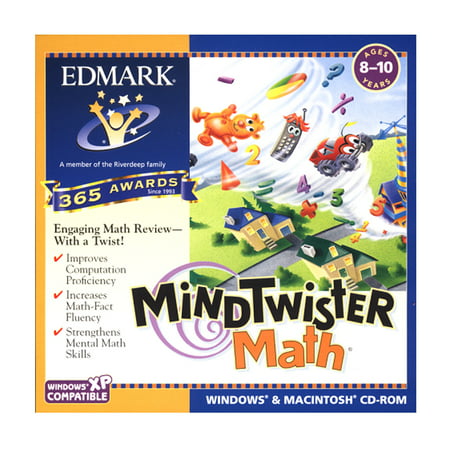 Edmark MindTwister Math for Windows and Mac- XSDP -LLMINTWMAJ - MindTwister Math provides hours of review and thousands of unique games for up to three players.  MindTwister Math is a game show (The Best Media Player For Mac)