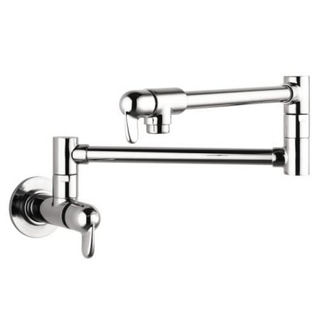 Hansgrohe Pot Filler Hansgrohe 04059860 Allegro E Pot Filler Faucet Wall-Mounted with Metal Lever Handles, Various Colors ()
