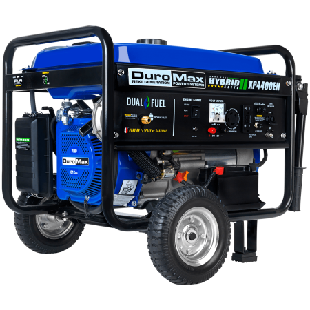 DuroMax Dual Fuel 4,400W Hybrid Propane/Gasoline (Best Residential Propane Generators)