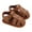 Brown, variant on Otqutp Toddler House Shoes Boys Girls Squeaky Sandals Closed Toe Anti Slip Rubber Sole Shoes Baby Sandals 0 to 12 Months