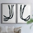 thumbnail image 6 of Wexford Home Onyx Ribbon I Premium Framed Print, 26.5" x 36.5" - Ready to Hang, Silver (Set of 2), 6 of 9