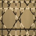 thumbnail image 1 of Ahgly Company Tapis d'Intérieur Lavable en Machine Carré Transitionnel Rouge Brun, 8 Pieds Carré, 1 of 7