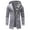 Gray#A01, variant on gbyLJF Faux Fur Jacket for Men Winter Fashion Cropped Faux Fur Thick Coat Jacket Button Down Lapel Warm Solid Fleece Lined Outerwear for Men