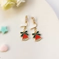 thumbnail image 1 of Pendientes sencillos y bonitos de estilo navideño sin agujeros para las orejas, estilo fresco, para estudiantes y niños, estilo corto, con clip para las orejas, 1 of 6