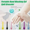 thumbnail image 2 of Pulsera portátil de silicona ajustable con botella vacía, recipiente de Gel para lavar manos para adultos y niños, 2 of 6
