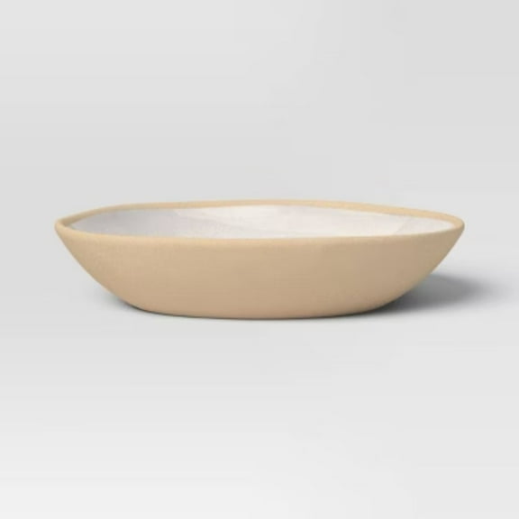 Coastal 36.5 fl oz Melamine Plastic Dinner Bowl Ivory -