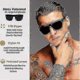 thumbnail image 2 of 2 Pack Xl Polarized Men's Sunglasses Big Wide Frame - Fit for Large Head, 2 of 5