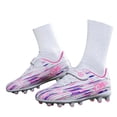thumbnail image 3 of WAYUTE Boys Sneakers Dynamic Kids Football Shoes with Long Studs and Closure for Youth Training Walking Shoes Casual School Wear, 3 of 6