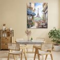 thumbnail image 2 of Stupell Industries Eiffel Tower City View Canvas Wall Art design by LSR Creative Studio, 30 x 24, 2 of 7
