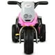6V Enfants Rouler sur la Batterie de Moto Alimenté 3 Roues Vélo Jouet Électrique Rose – image 5 sur 10