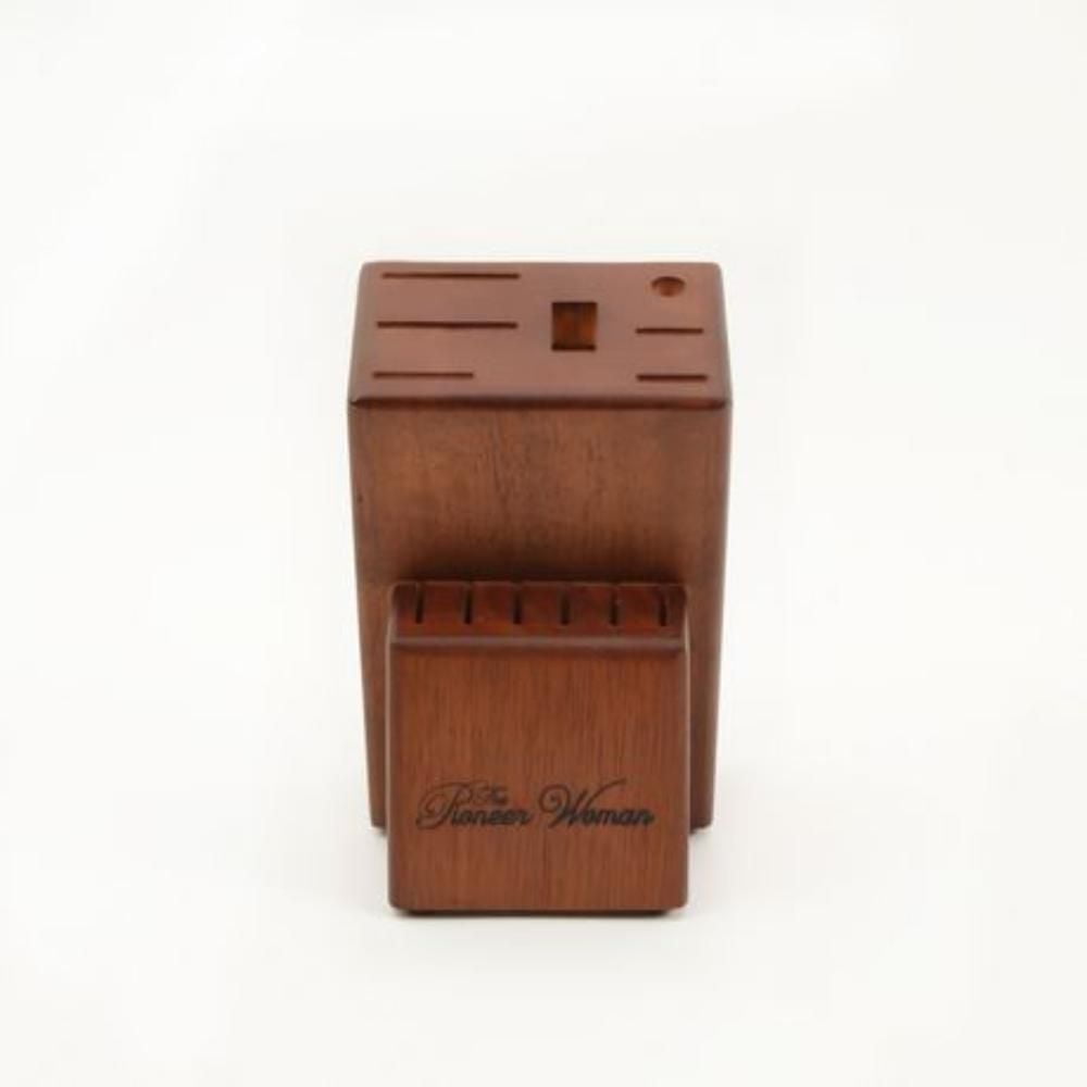 Ens. coutellerie The Pioneer Woman en acier inoxydable rustique