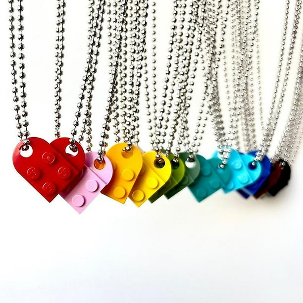 Lego necklace heart walmart deals
