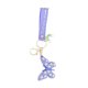 thumbnail image 1 of Sonducket Llavero colgante insecto cordón colgante llavero decoración bolso monedero decorativo llavero artesanal lindo DIY niñas Accesorios de disfraces Violeta Sonducket AP014433-04, 1 of 1