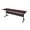 Mahogany, variant on Romig Axis-Pro 48 x 24 in. Flip-Top Training Nesting Table with Modesty Panel- Mahogany