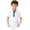 White, variant on Kid Boys School Uniform Causal Fashion Back to School Wear Campus Style Pullover Graphic Pattern Summer Clothes for Boys Blue Size 7-8