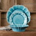 thumbnail image 4 of The Pioneer Woman Paige 12-Piece Dinnerware Set, Denim, 4 of 5