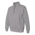 thumbnail image 2 of Gildan Mens Heavy Blend Quarter-Zip Cadet Collar Sweatshirt, 2 of 5