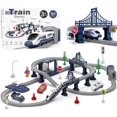 thumbnail image 1 of TradeOpia Train Sets for Kids - 104 PCS, Battery Operated Train Set with Tracks, Buildings, and Accessories, Electric Toy Train for Kids, Ideal Gift for Boys and Girls, 1 of 6