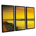 thumbnail image 2 of ArtWall Steve Ainsworth "Mellow Yellow Morning" 3-Piece Floater-framed Canvas Set, 2 of 2