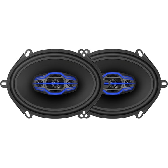 Jensen JS6804 5x7/6x8" 4-Way Car Speakers Pair | 160W Peak | Fits Ford