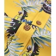 thumbnail image 6 of Geeksport Men's Hawaiian Floral Shirt Short Sleeve Button Down Casual Summer Tropical Beach Shirt, 6 of 6