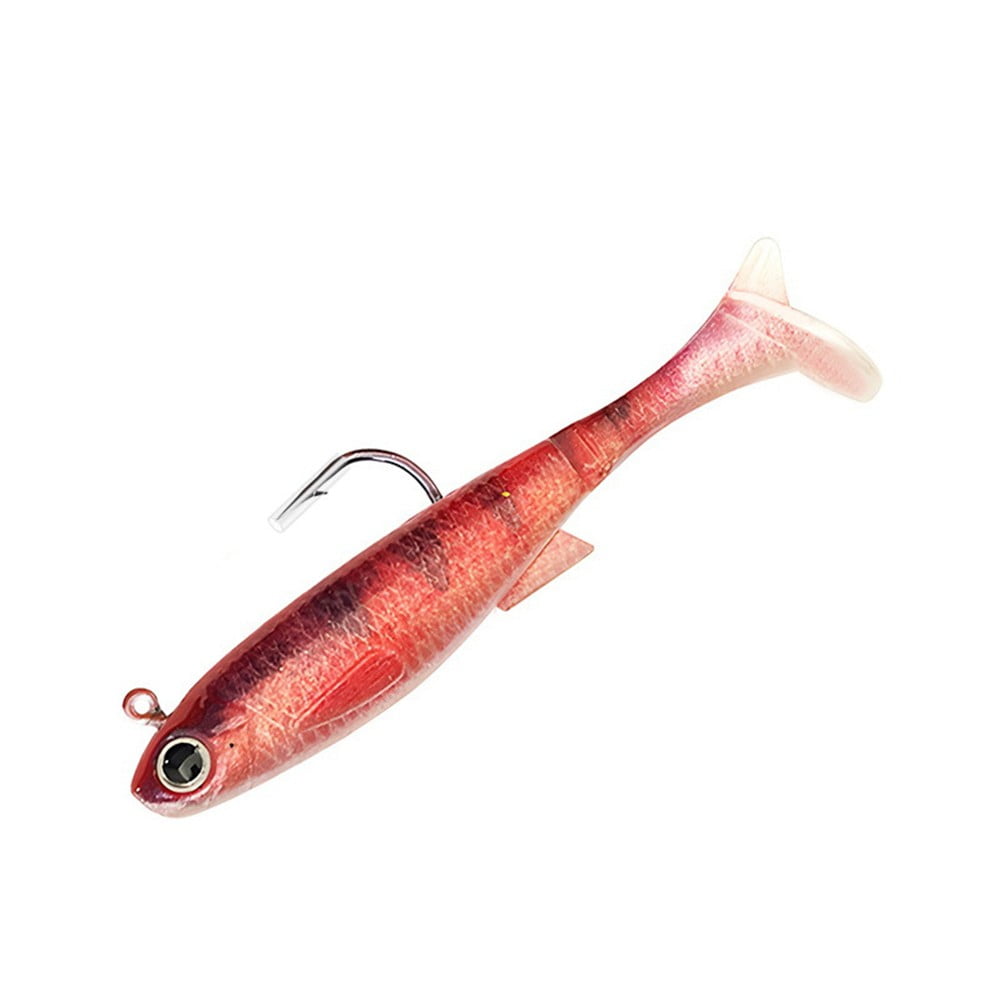 1/6pcs Paddle Tail Baits for Bass Fishing Swimbaits Top Water Soft