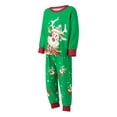 thumbnail image 4 of Arvbitana Christmas Family Matching Pajamas Set Long Sleeve Elk Print Tops Trousers Suit / Romper / Dog Wear Autumn Winter New Year Homewear Outfit for Adult Kid Baby Pet, 4 of 10