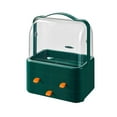 thumbnail image 2 of Latrodar Cosmetic Organizer Large Capacity Household Desktop Organizing Dresser Green Safe&Non-toxic 10x6 Inch, 2 of 5