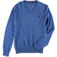 thumbnail image 1 of Ralph Lauren Mens Merino Pullover Suéter, Azul, XX-Large, 1 of 1