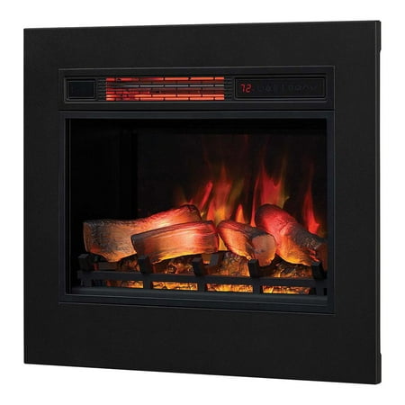 

ClassicFlame 23-In 3D Spectrafire Plus Infrared Fireplace Insert & Flush Mount Kit - 23II042FGL & BBKIT-23