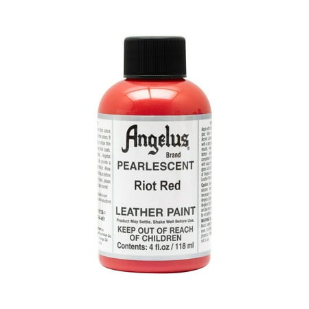 UPC: 0086366744512 | Angelus® Pearlescent Leather Paint  4 oz. Riot Red