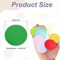thumbnail image 2 of Uxcell 50 Pcs Flat Round Sequins 50mm/2 Inch Loose Paillettes Craft Sewing Sequins with Single Side Hole for DIY Embroidery Clothing Jewelry Making, Dark Green, Silver Tone, 2 of 6