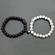 thumbnail image 1 of Pulseras magnéticas de corazón con cuentas naturales para hombres y mujeres, pulsera elástica de joyería, 1 of 1