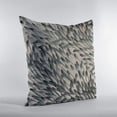 thumbnail image 6 of Plutus Brands Green, Black Plutus Bird Feather Animal Luxury Throw Pillow 20 in x 30in, Double Sided 20" x 30" Queen, 6 of 7