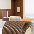 thumbnail image 2 of Topukaiba W-Shape Foam Edge Protector, 6.5FT Baby Proofing Corner Guard with Adhesive Tape for Furniture Wall Fireplace Table Stair Door, Protector & Desk,Brown,78.7x7.8in, 2 of 5