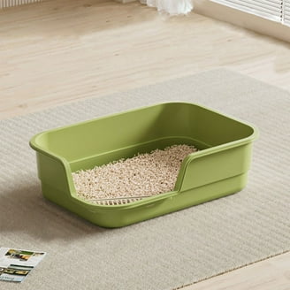 Luuup Kitty Sifter Pan Tray Cat Litter Box, Easy to Clean, Non