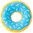 thumbnail image 1 of Donutz Squeaky Plush No-Stuffing Dog Toy, Blueberry, 1 of 8